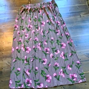 Anna Morgan Mauve Floral Midi